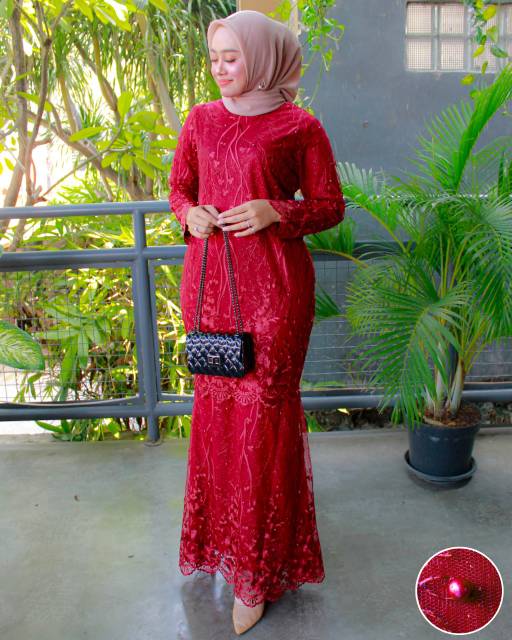 Dress mermaid terbaru/gamis duyung modern/gamis terbaru