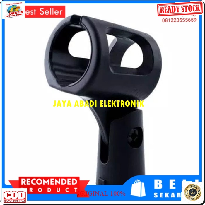 G154 ORIGINAL HOLDER KEPALA STAND MIC MIK STANDING TIANG AKSESORIS ACECORIS PEGANGAN GANTUNGAN UNIVERSAL HANDLE PEGANG KARAOKE SISTEM AUDIO MIKROPON MICROPHONE TEMPAT GANTUNG PENYANGGA MIKROPON MUSIK SOUND DJ TRIPOD TABLE MEJA BRACKET BREKET G154  ORIGINA