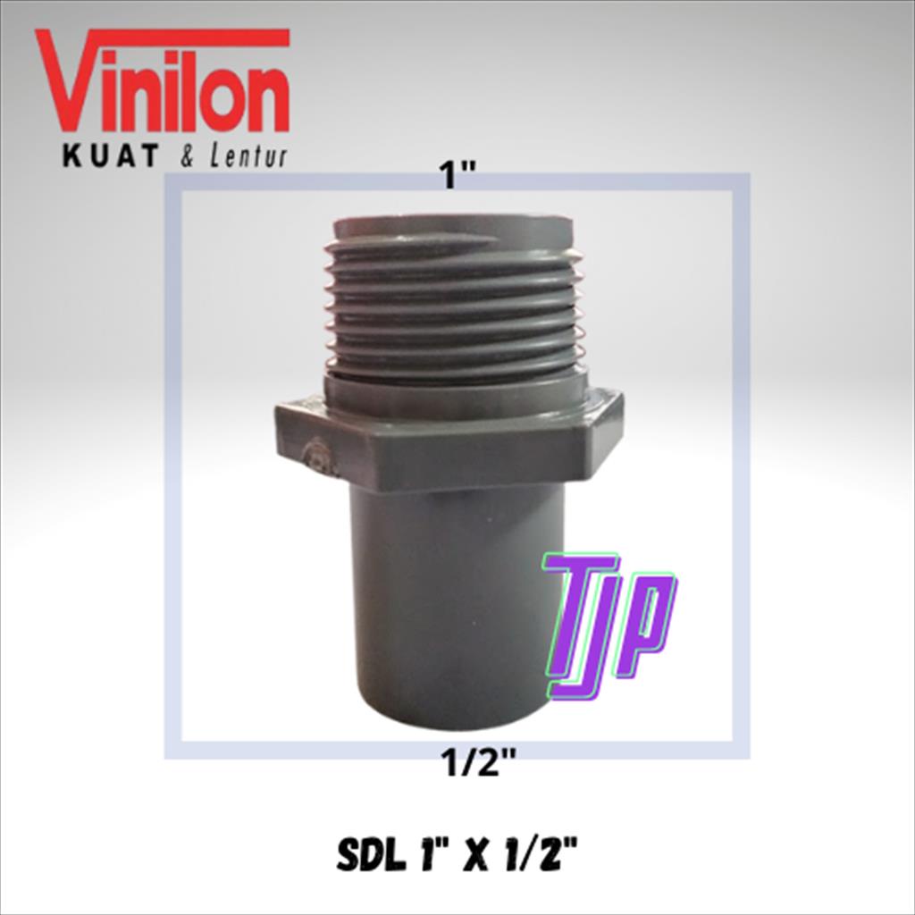 VALVE SOCKET AW VINILON 1&quot; x 1/2&quot;