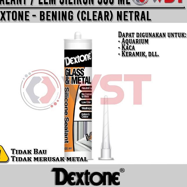 

Terupdate⭐ B6W.BW DEXTONE LEM SILIKON BENING CLEAR (TANPA BAU) / Lem Kaca / Sealant / Lem Aquarium ☂