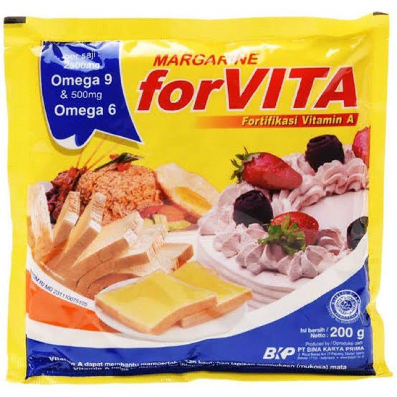 

Margarine Forvita 200 gr