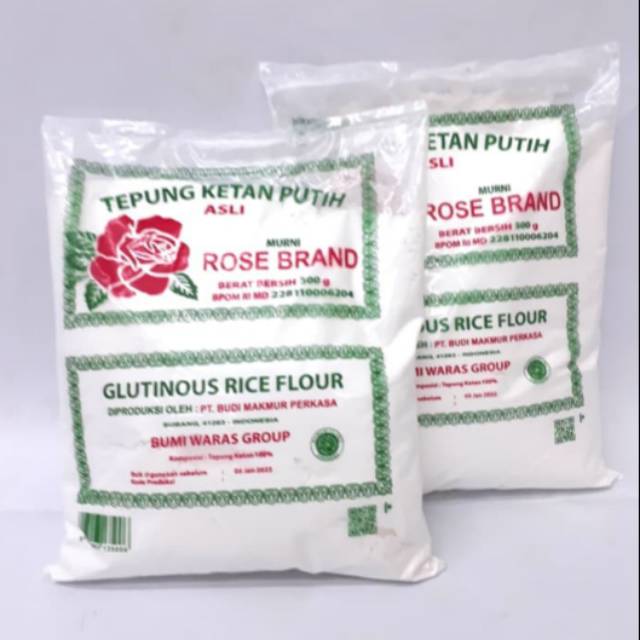 

TEPUNG BERAS KETAN PUTIH ROSE BRAND 500 GRAM