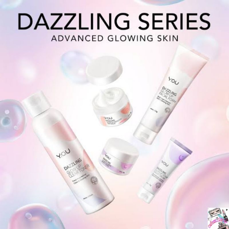 ☃Cutezz_Ching1☃YOU Dazzling Series ♡Protection Day Cream♡Serum Night Cream♡Tone Up Face Cream♡Facial Foam♡Tone Up Spray♡Clear Toner120ml♡Body Cream♡