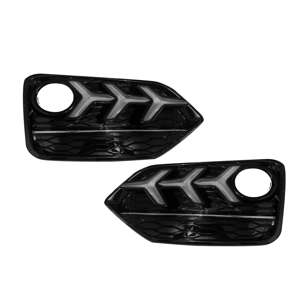 COVER FOGLAMP DRL HONDA CIVIC TURBO 2016 UP LED FUNGSI 3 WARNA