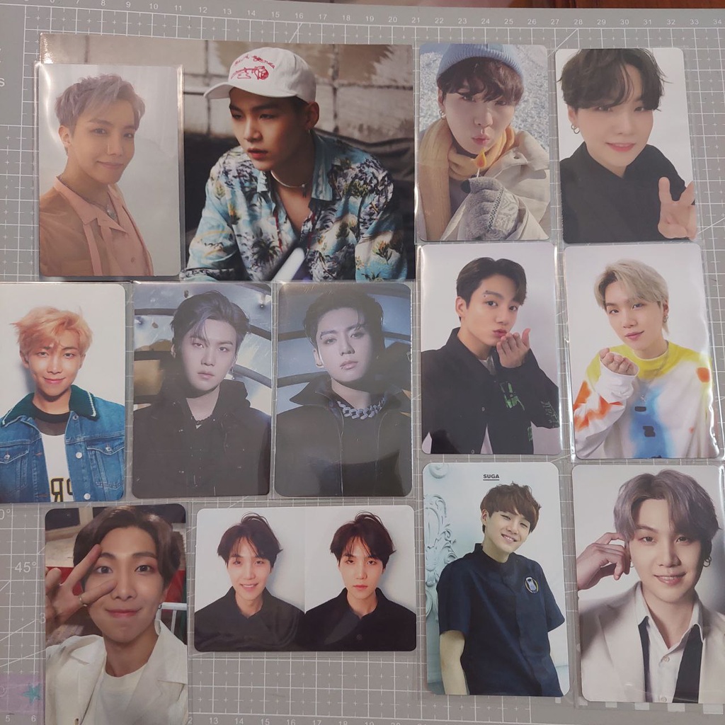 [OFFICIAL] PHOTOCARD RPC COMPACT J-HOPE BUNDLE ONEUL YOONGI TOPI FIRE, WINPACK YOONGI, MEMORIES 2020