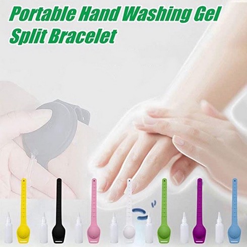 PA Gelang Anak Dewasa Silikon Portable Untuk Hand Sanitizer Pembersih tangan Hand Dispenser Murah BT SS120