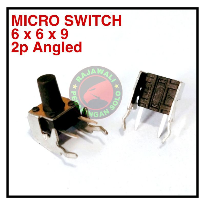 MICRO TACTILE SWITCH ANGLED 2 PIN MOMENTARY BENGKOK