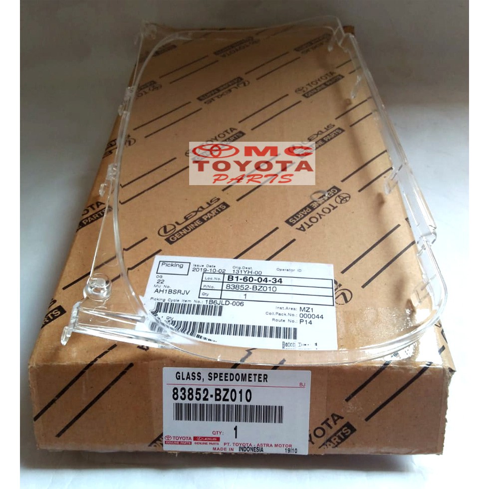 Mika Kaca Speedometer I Glass Speedometer Avanza Xenia Old 83852-BZ010