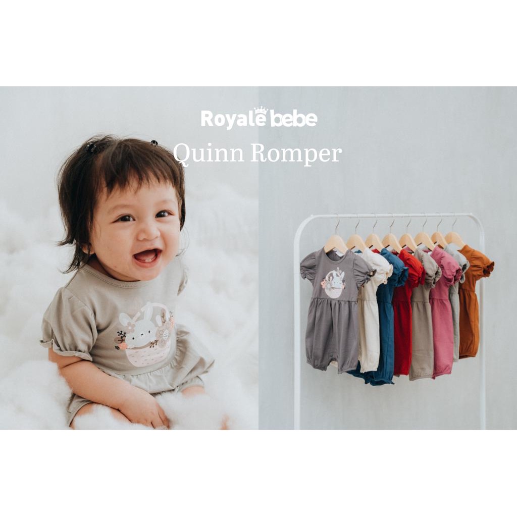 CUCI GUDANG ROYALE BEBE AVA ROMPER BODYSUIT JUMPER BAJU BAYI BAJU ANAK 6-18 BULAN