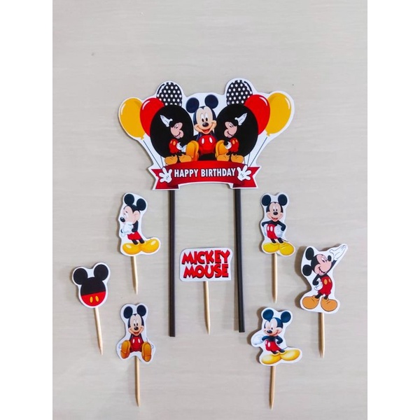 Jual Cake Topper Mickey Mouse | Shopee Indonesia