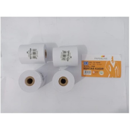 

Kertas Kasir merk PAPERLINE - TS 5848 (ukuran 58x48x12mm)