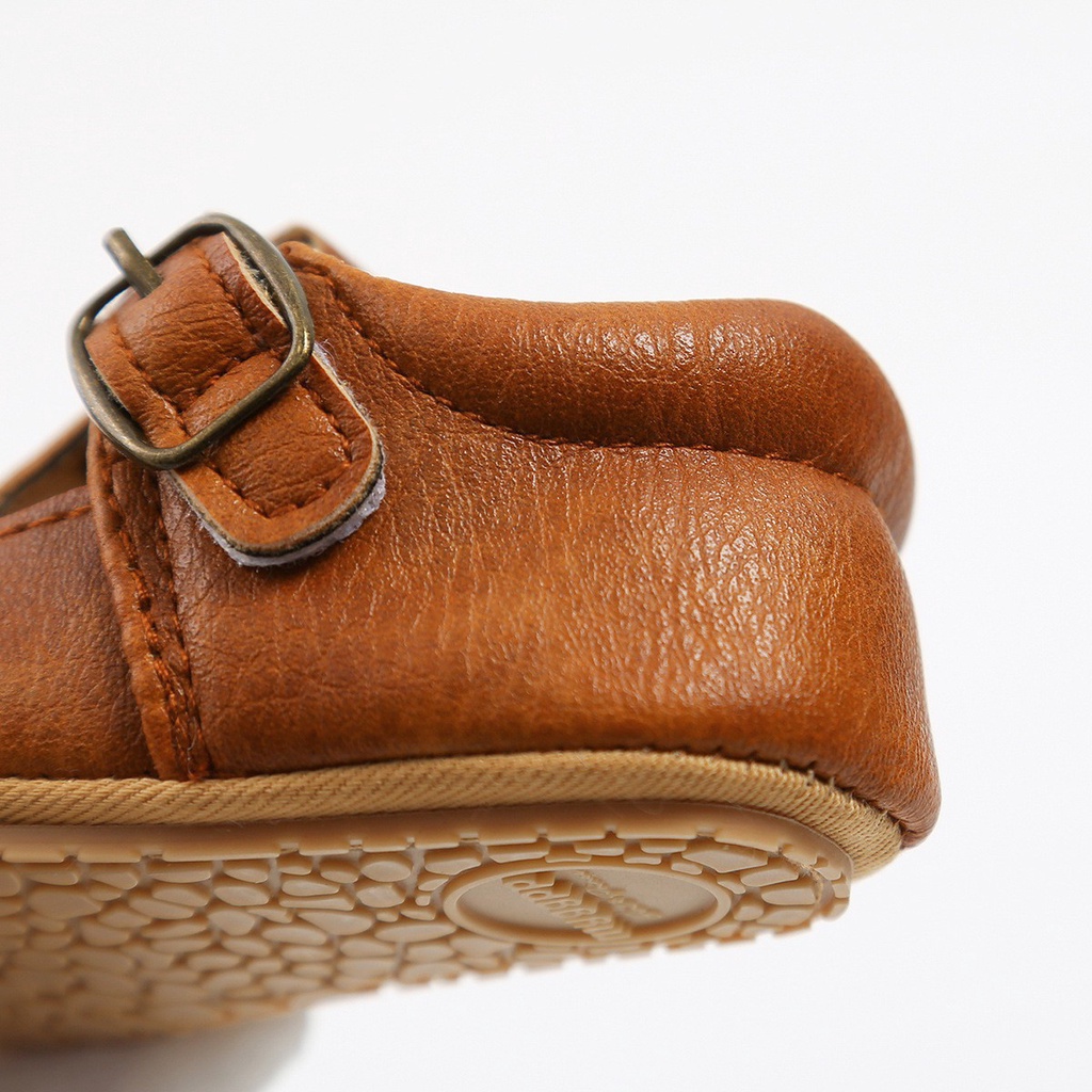 (free headband) 0-18m SEPATU BAYI ANAK SHOES PEREMPUAN CASUAL GAUL RMRS RAB BROWN