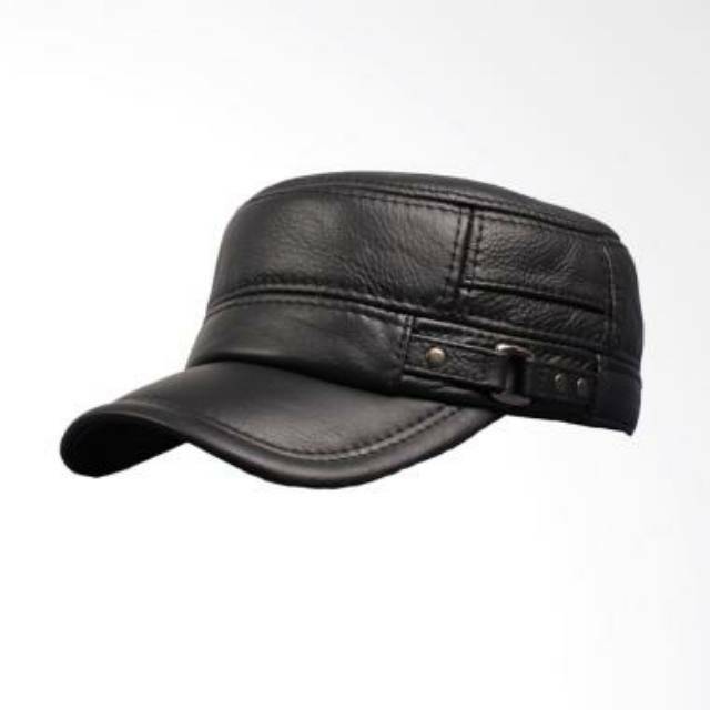 Topi Kulit Asli Casual komando Terlaris