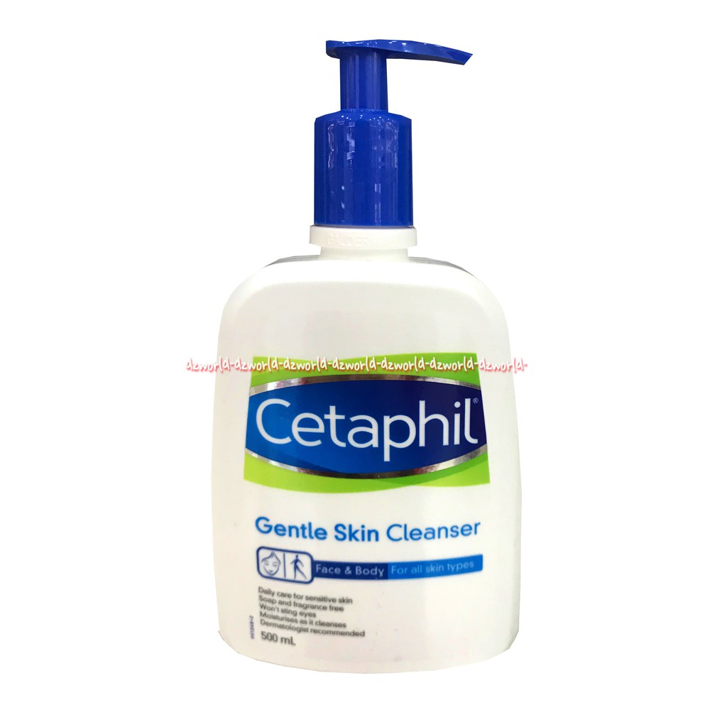 Cetaphil Gentle Skin Cleanser 500ml Face &amp; Body For All Skin Type Cetapil Sabun Muka Sabun Badan Sabun Cair 500 ml Facial and Soap