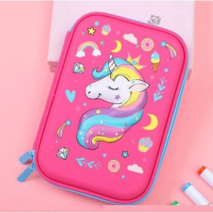 

Kotak Pensil Unicorn Tempat pensil 3D Hardtop Hadiah anak Perempuan