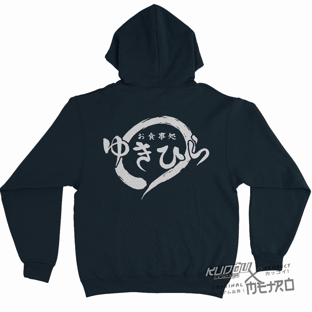 Hoodie Shokugeki no Souma Navy Casual Anime Manga Premium