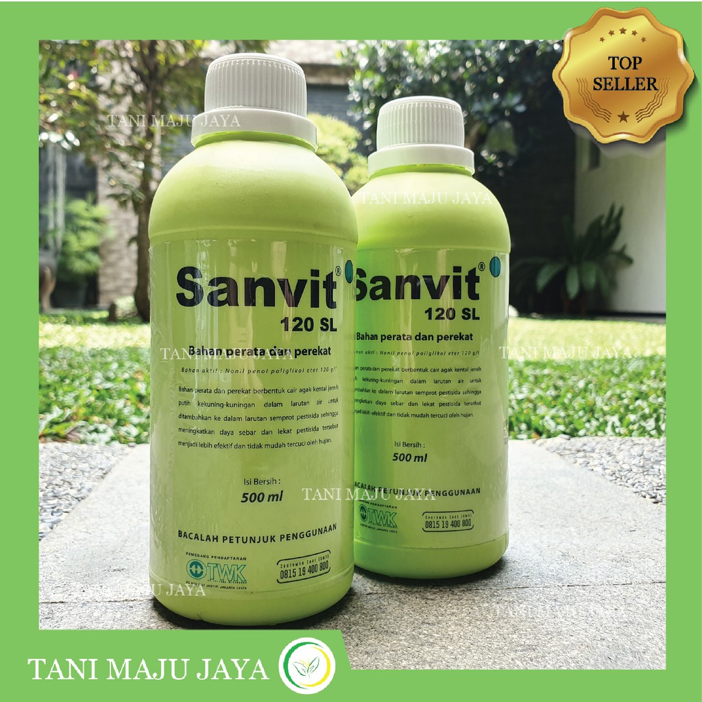 Perekat dan Perata Sanvit 120SL 500 ml Katalis Pestisida Tanaman