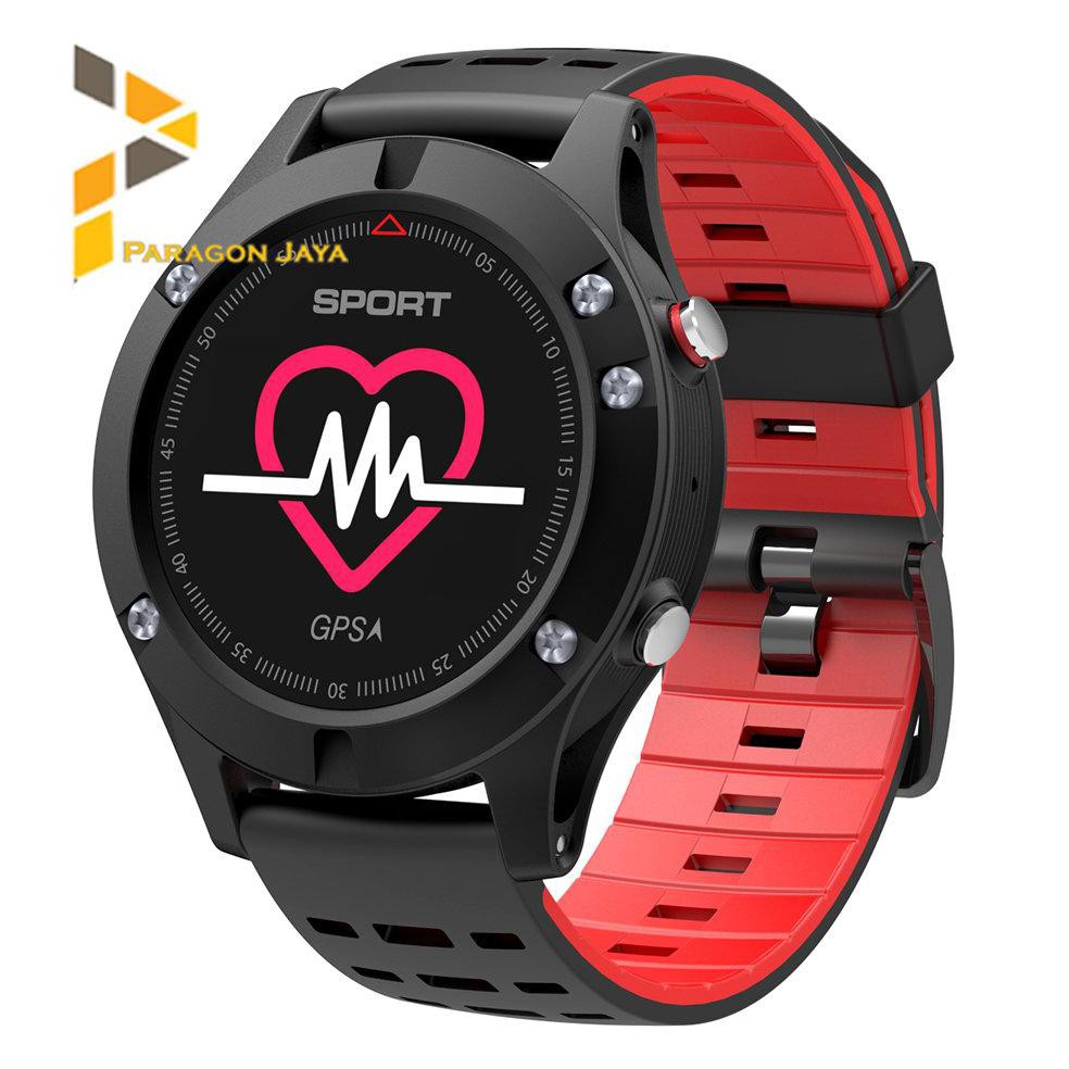 Gps Sport Smart Watch F5 - Smartwatch F5 Like Suntoo Garmin Merah Friska.Olshop2