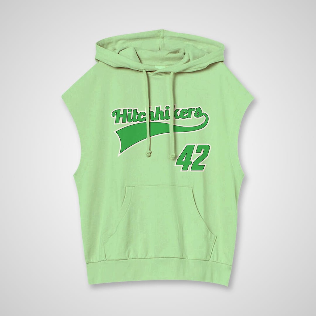 HITCHHIKER 42 SLEEVELESS VEST HOODIE UNISEX - VEST KEKINIAN PREMIUM