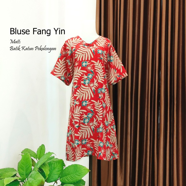 Bluse Fang Yin | Seragam Imlek | Kemeja Imlek | Baju Imlek