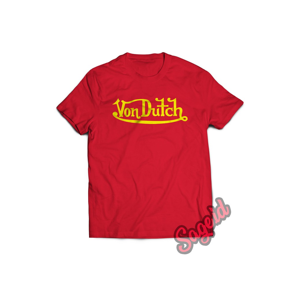 Promo kaos baju distro von dutch terlaris murah cowok cewek
