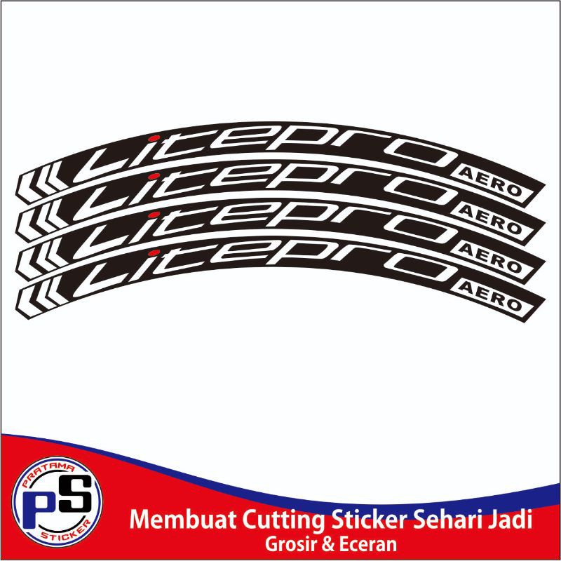 sticker cutting rims velg litepro sepeda 20 26 27.5