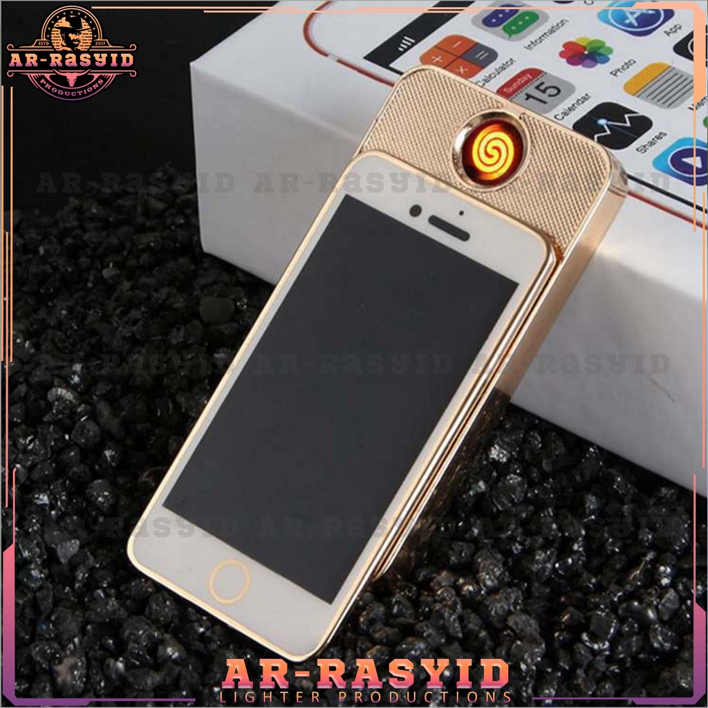 Korek Api USB Elektrik Cas IPhone Lighter Classic Fashionable BISA COD