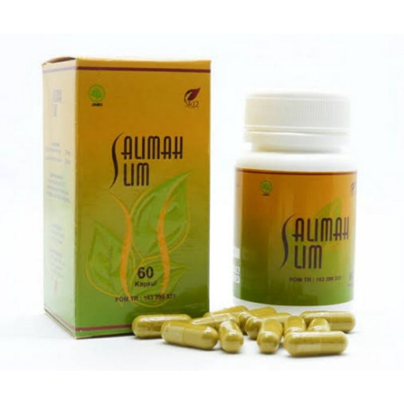 SR12 Salimah slim isi 60 kapsul/Pelangsing herbal/Ampuh