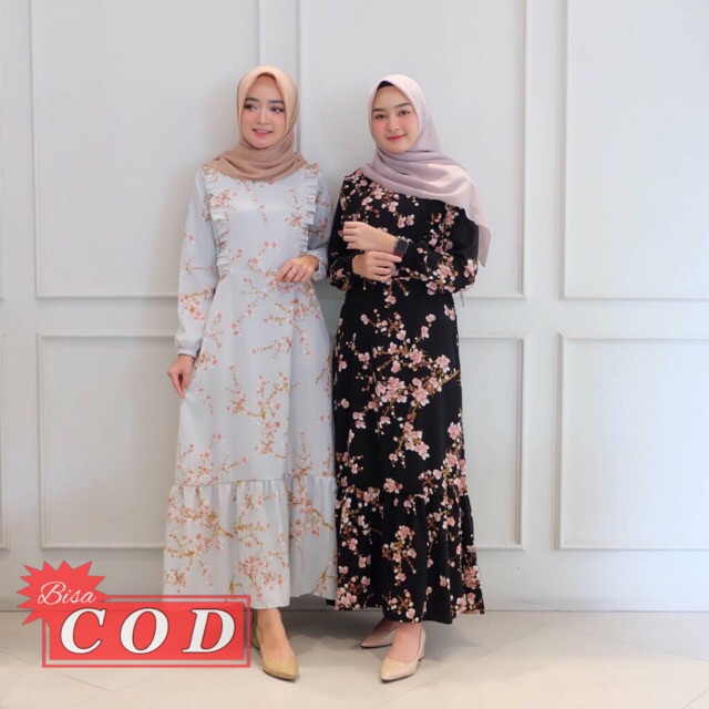 ASAESA MAXI / MAXI / LONG DRESS / MAXI DRESS / DRESS MUSLIM / GAMIS / FASHION WANITA
