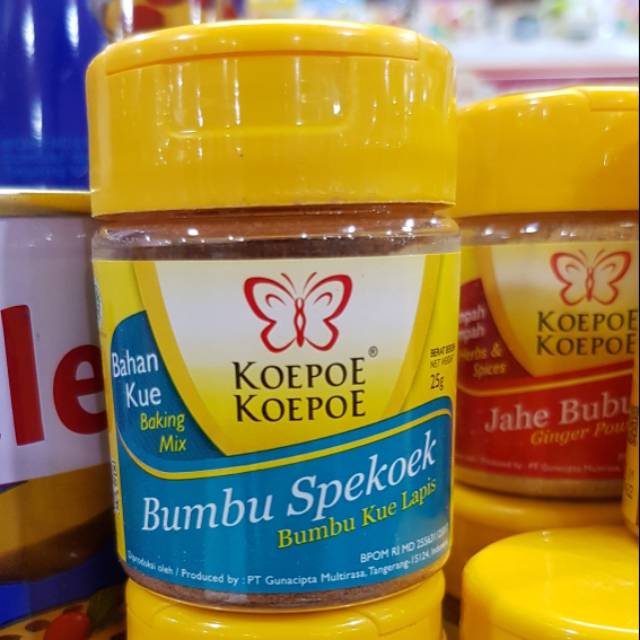 

Koepoe Koepoe Bumbu Spekoek / Bumbu Kue Lapis 25GR