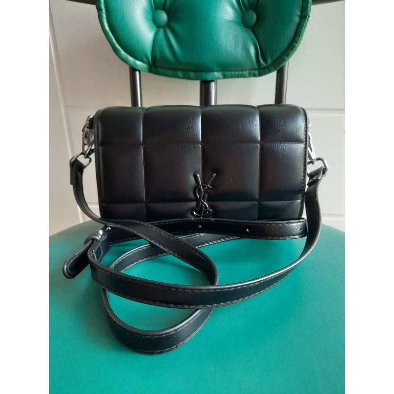 sale tas sling ysl hitam new tebal import