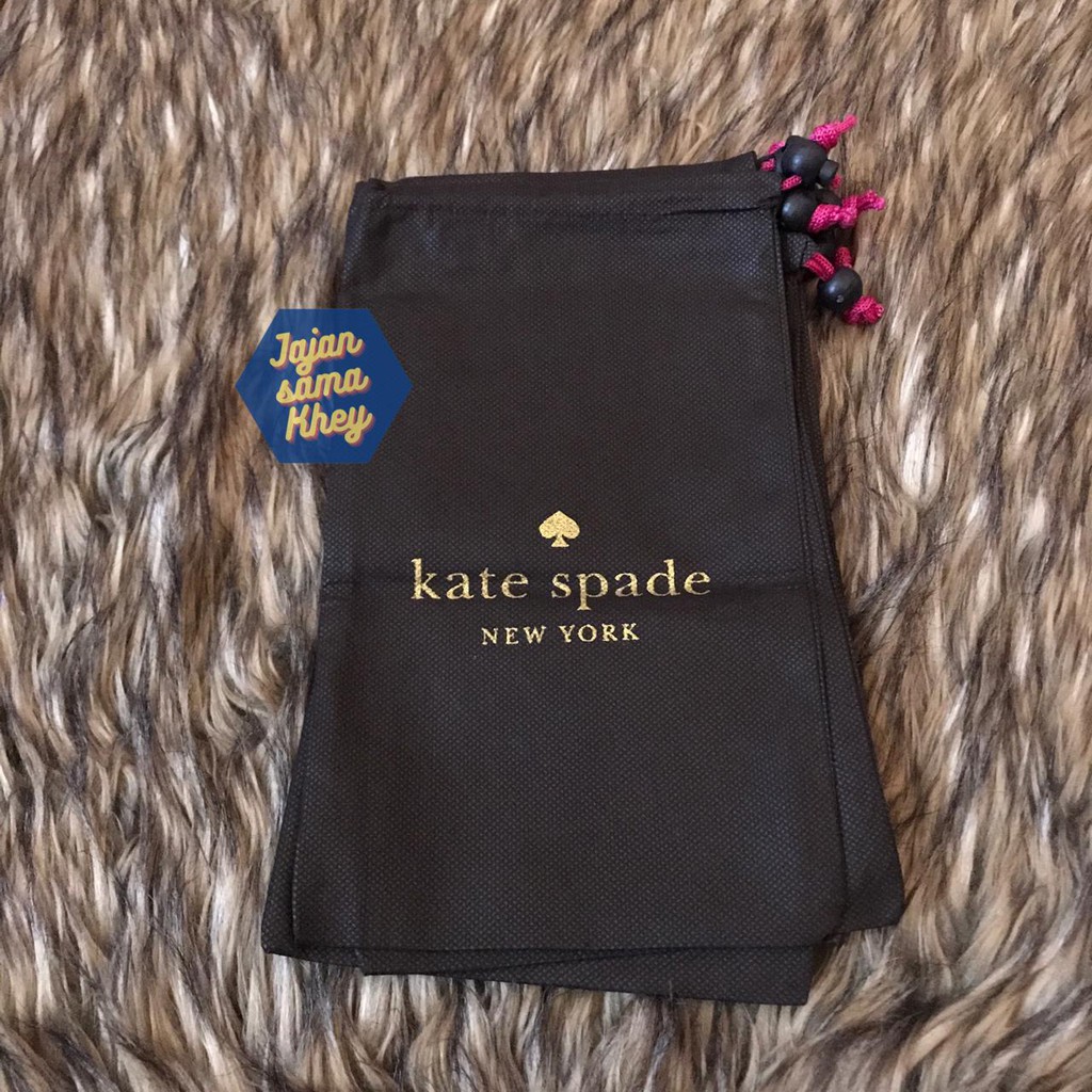 K@TE SPADE KS Dustbag Wallet Serut/KS Cover Wallet/ Dust Bag Wallet