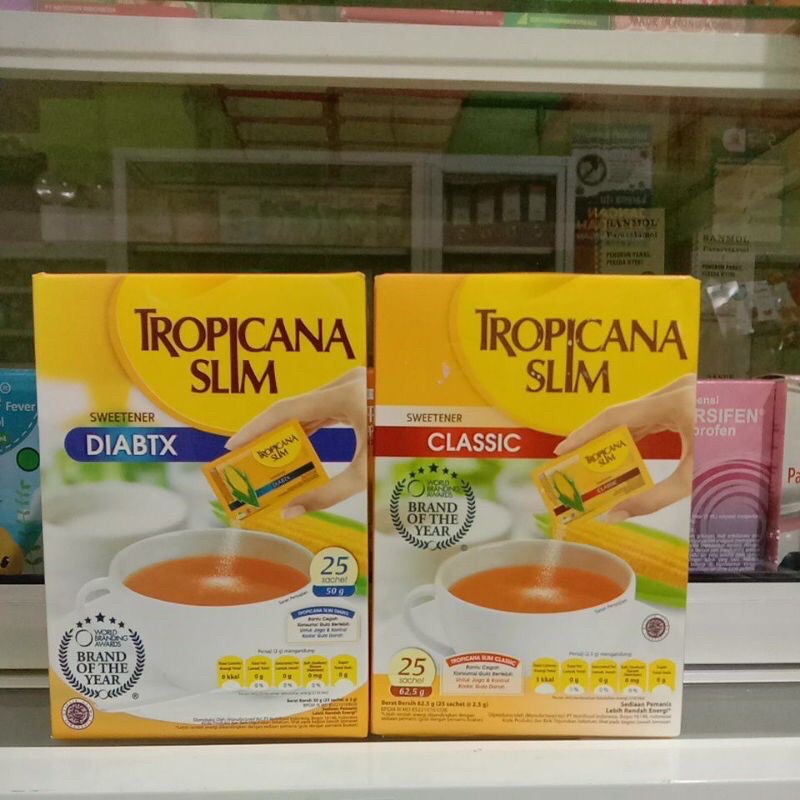 

Tropicana Slim Diabtx dan Clasic isi 25 sachet/ tropicana slim isi 25 sachet