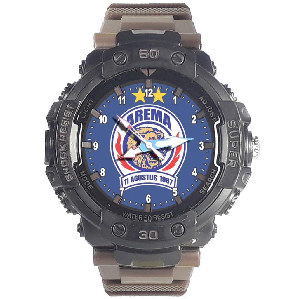 Jam Tangan  AREMA MOTIF 5 Bagus