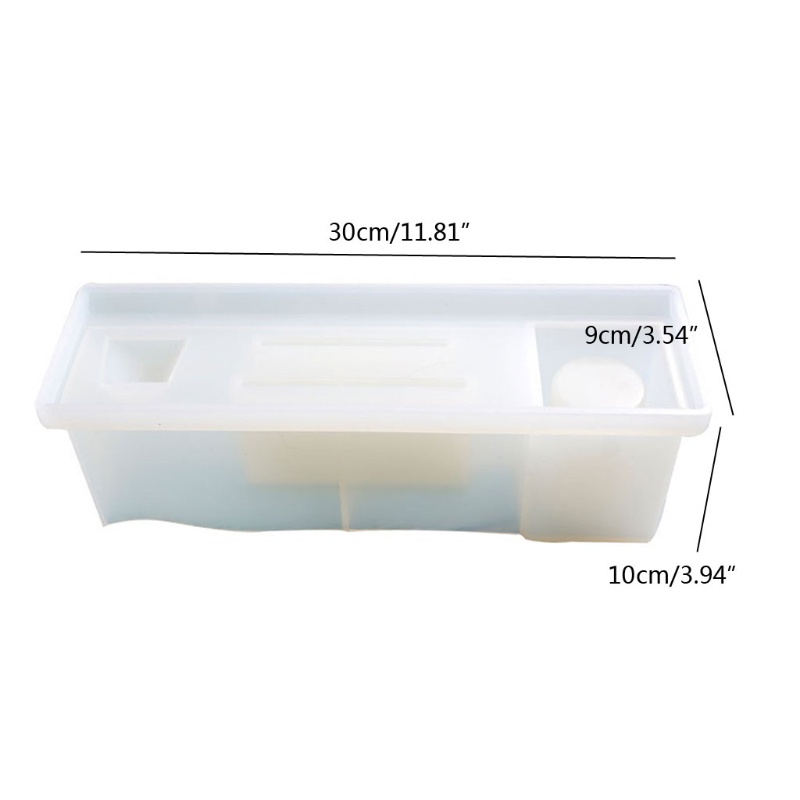 SIY  3 in 1 Multifunctional Pen Holder Photo Frame Resin Molds Picture Frame Pen Pencil Cup Holder Home Office Ornaments Mold