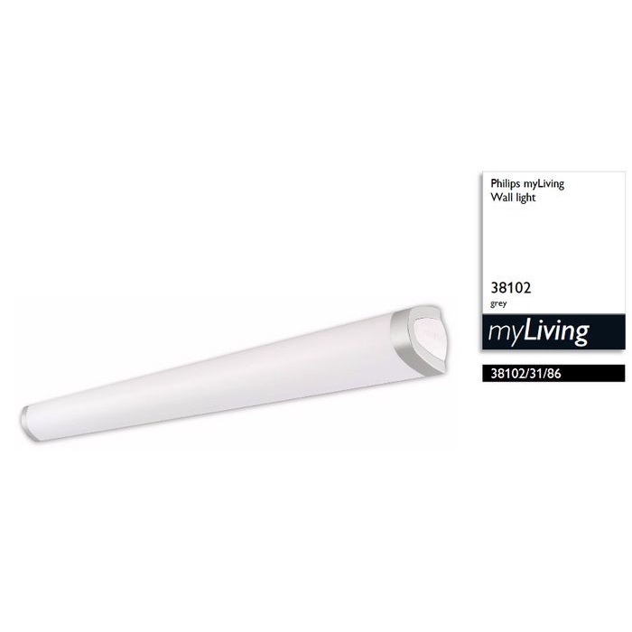 Philips 38102 14-Watt Wall Lamp (Gray)