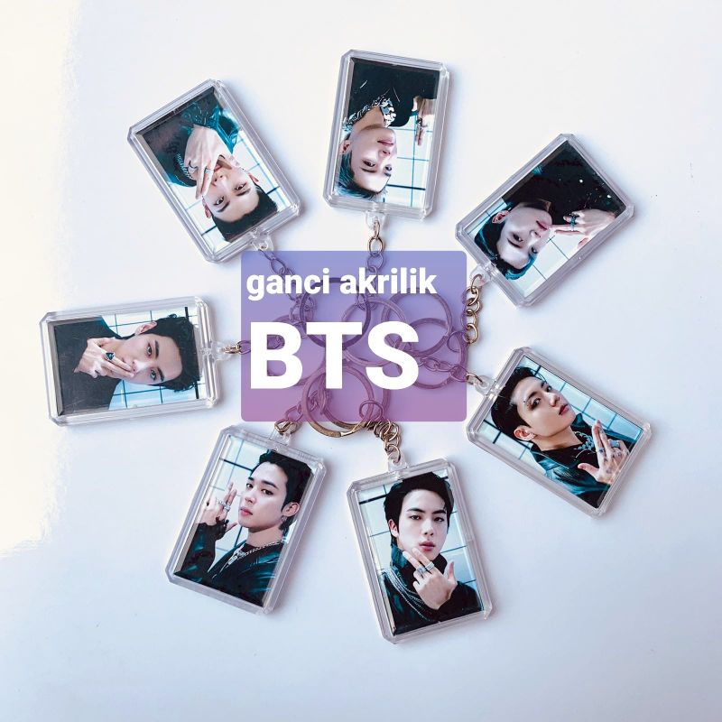 Gantungan Kunci Akrilik BTS // 2 Sisi // Ganci Akrilik Kpop