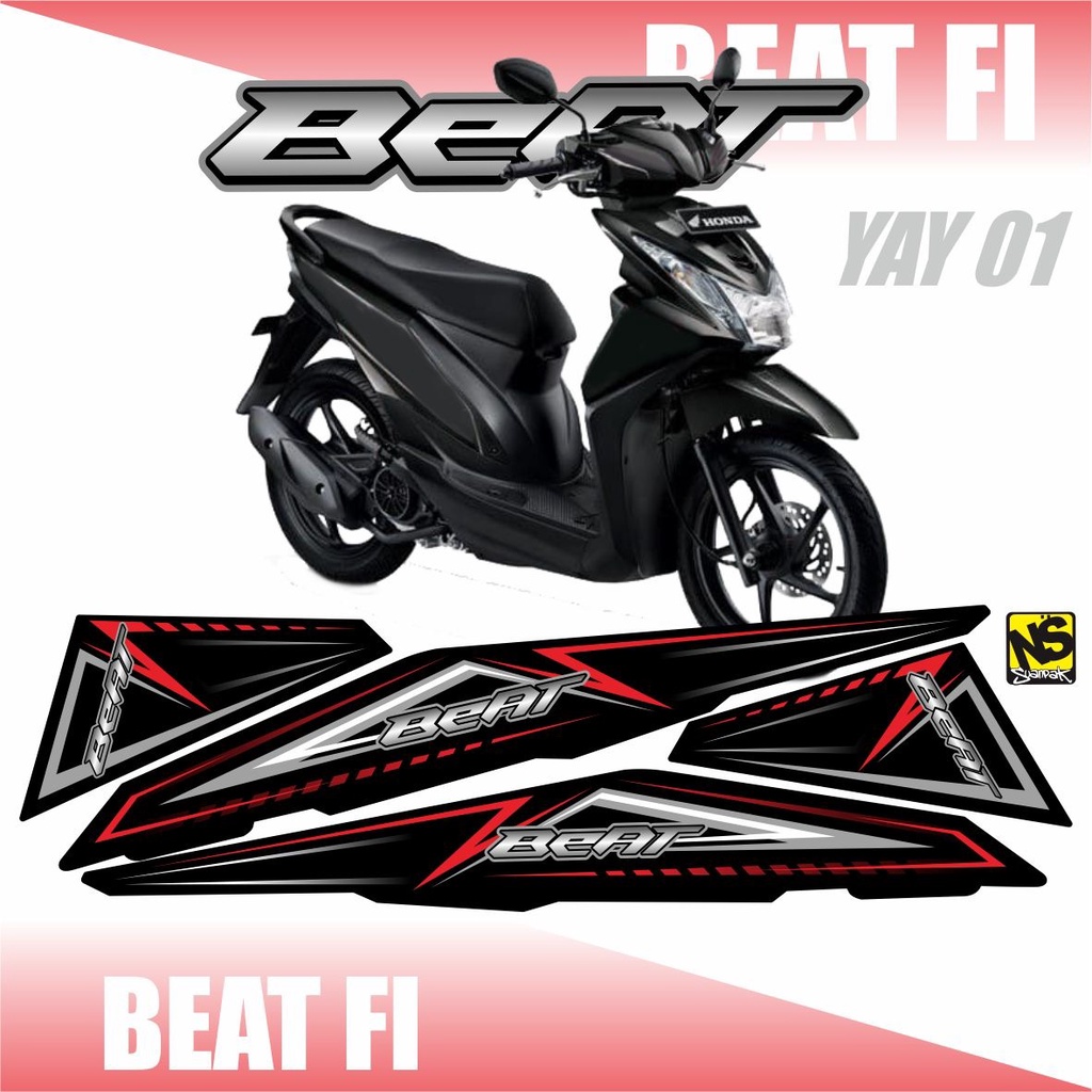 VARIASI STRIPING BEAT / STRIPING VARIASI / BEAT FI VARIASI STRIPING MOTOR HONDA BEAT FI / YAY 10