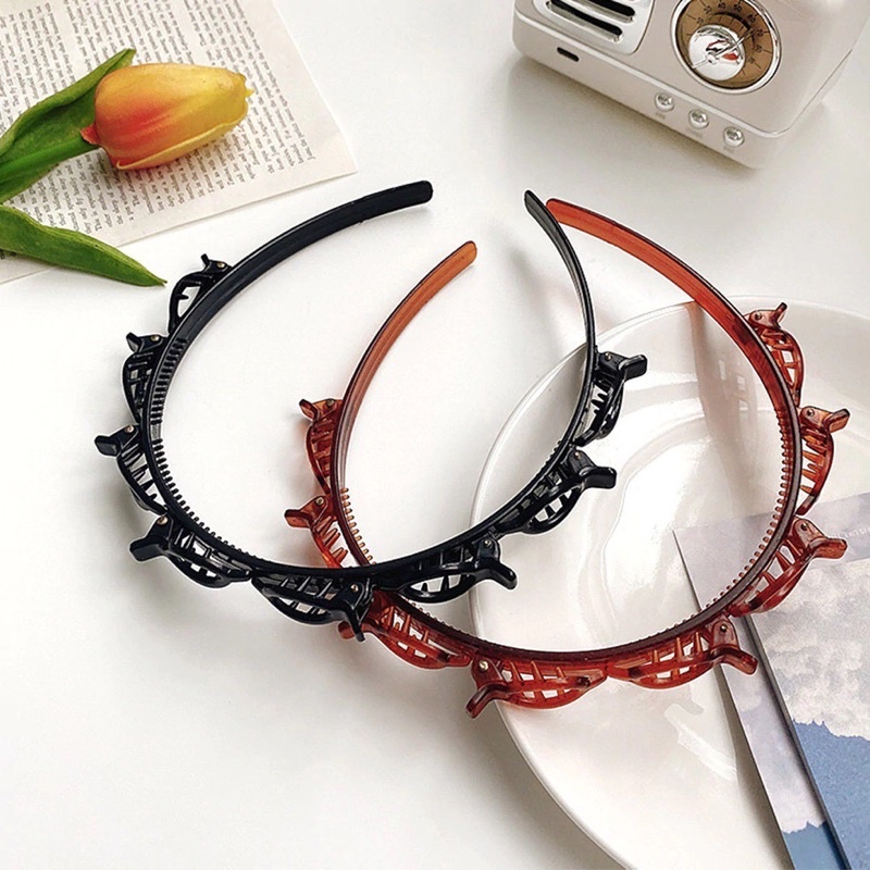 Bando Kepang Korea / Bandana Jepit  / Aksesoris Rambut / chail