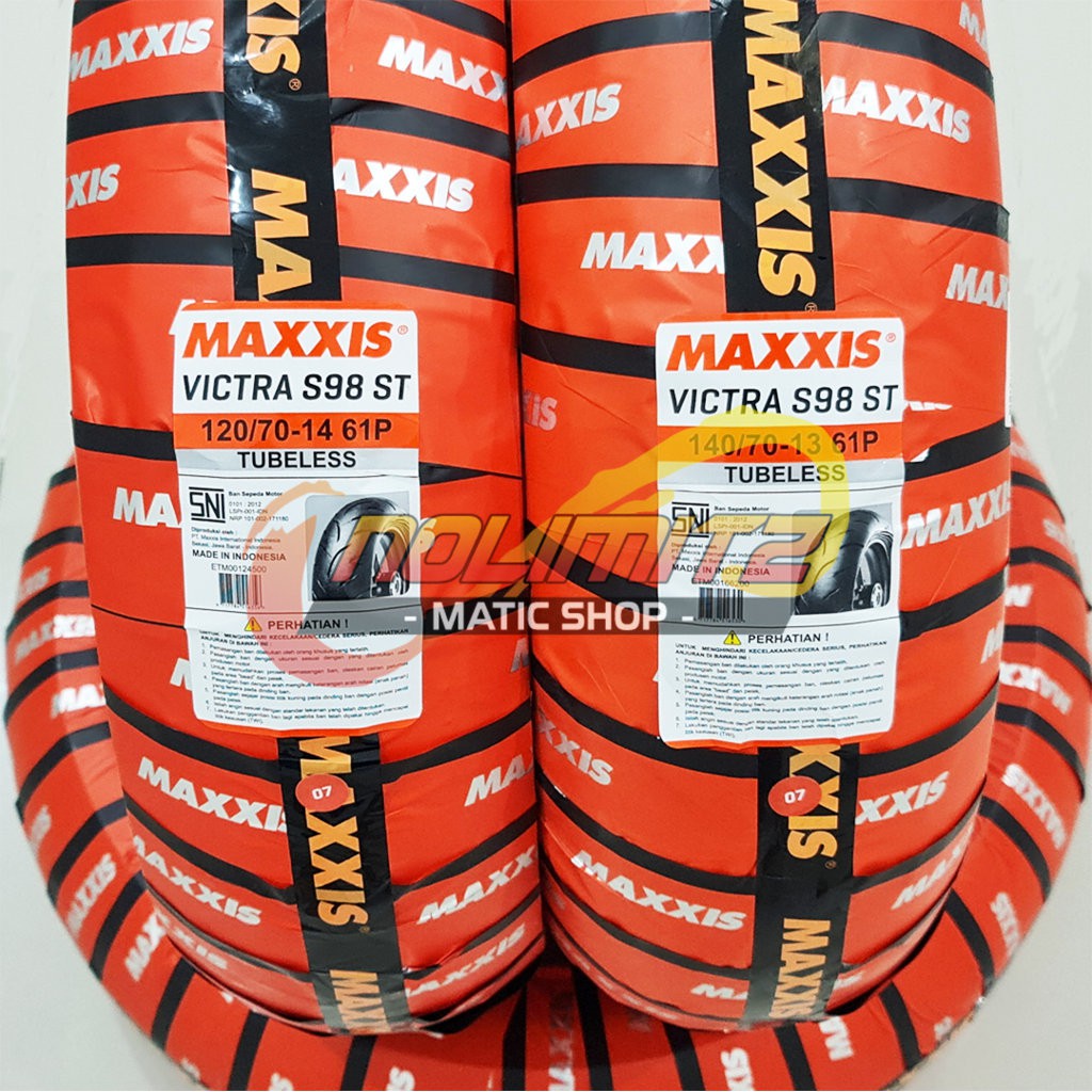 Ban Maxxis Victra Depan Belakang 120/70 - 14 &amp; 140/70 - 13 ADV 150 160 PCX 160