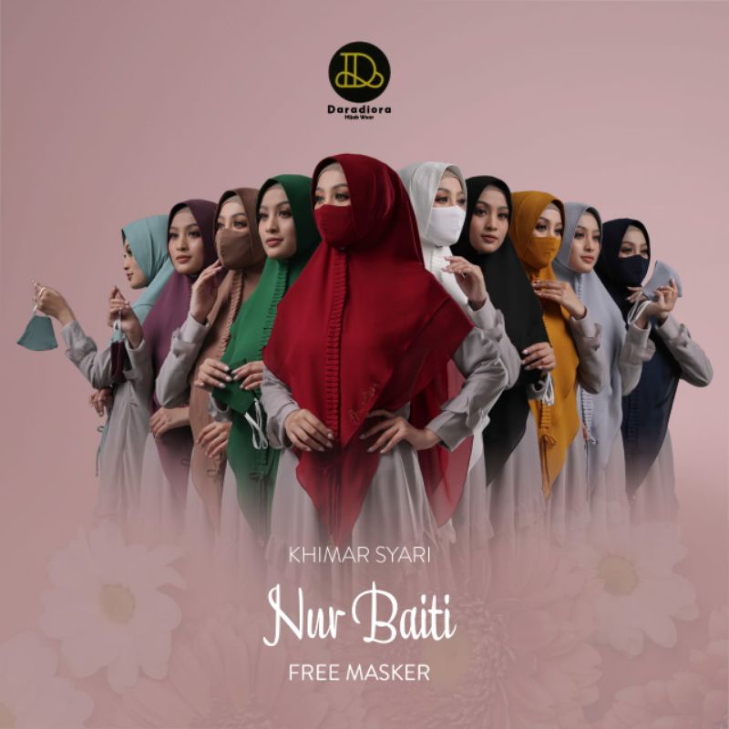 Khimar NUR BAITI by Daradiora