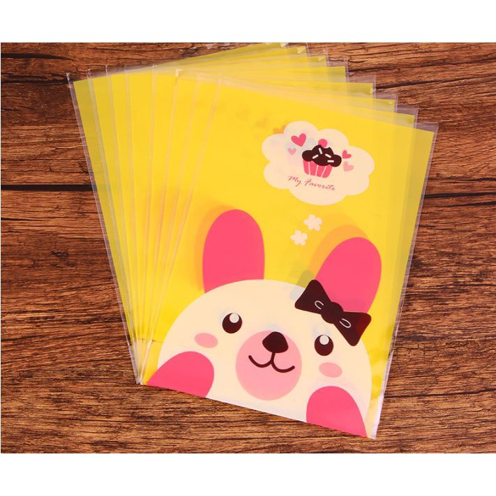 

Plastik Fancy Cookies - Kue - Permen - Roti Yellow Bunny 13.5x19.5