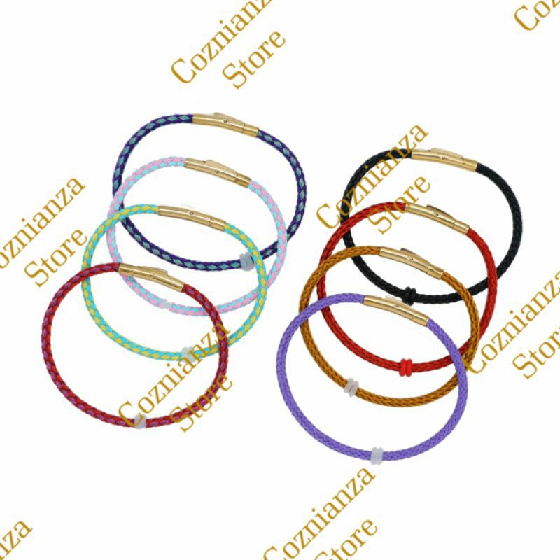 Gelang Tali Kawat Anti Air Waterproof Bahan Gelang Emas