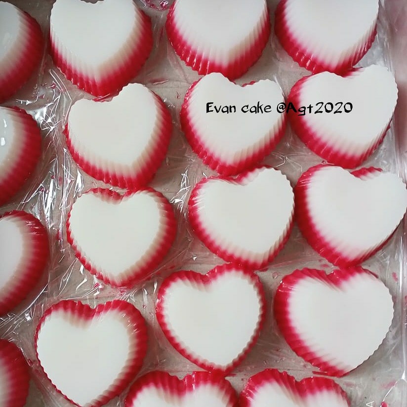 1lusin Cetakan Puding Hati Rege/cet.bolu/cet.putriayu/cet.kue