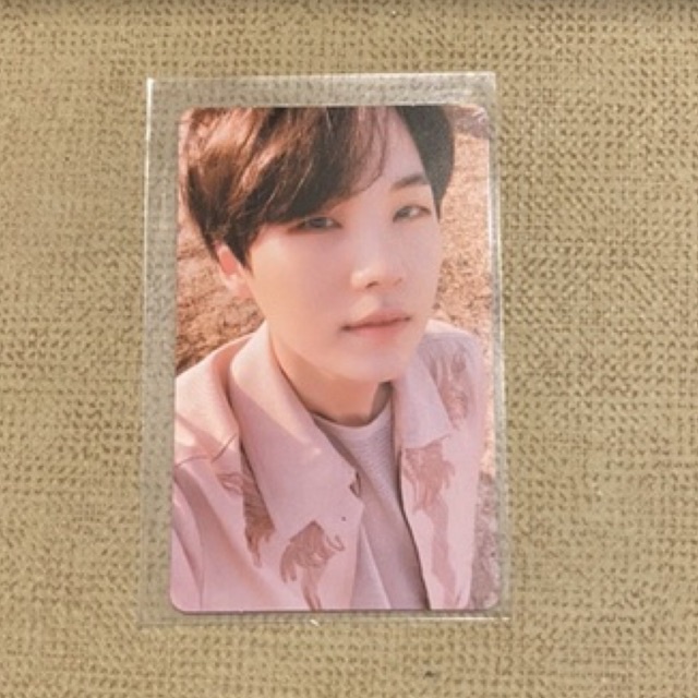 [PC SUGA Y] BTS LOVE YOURSELF TEAR HER PERSONA MOTS 7 WORLD FOREVER YOUNG PHOTOCARD YOONGI TEAR SUGA