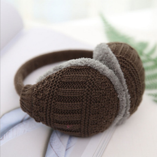 IMPORT Earmuff Retro winter Penghangat Telinga Musim Dingin Lapis Bulu