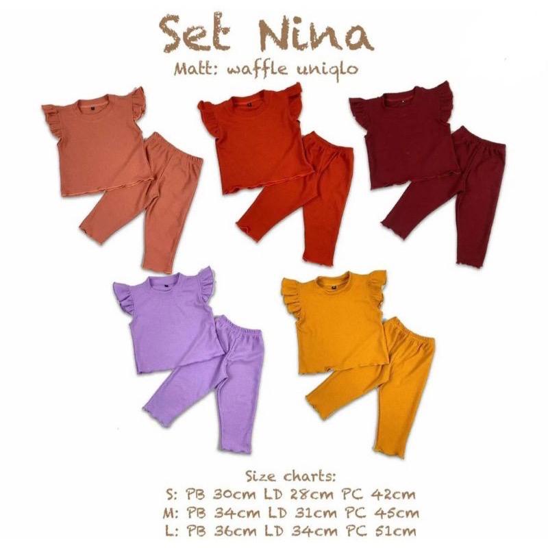 Set Nina Pineapple - Pakaian Anak Perempuan Best Seller