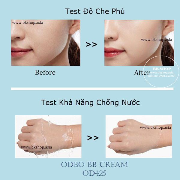 ODBO BB Cream Matte Finishing Coverup SPF30PA++ Touchable Water Drop #OD425 Thailand / Foundation CC