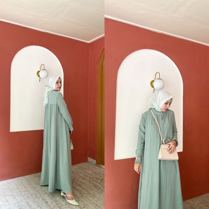 ALIYA DRESS BY IYALUNA / gamis wanita muslimah