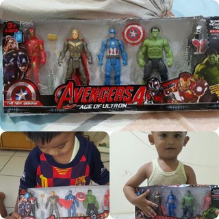 Mainan Anak Avengers 1 Box Isi 5 Figure Bisa Buat Kado Anak Laki2 Harga